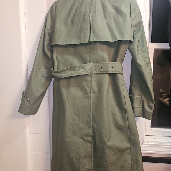 J. Crew New Icon Trench in Utility Green - Size 00 - Picture 7 of 7